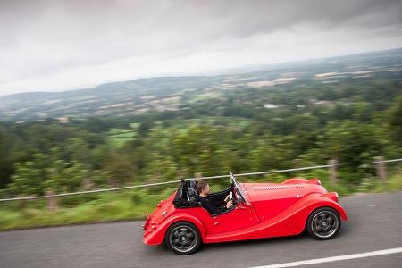 Morgan Roadster V6, Morgan Plus 8, Seitenansicht