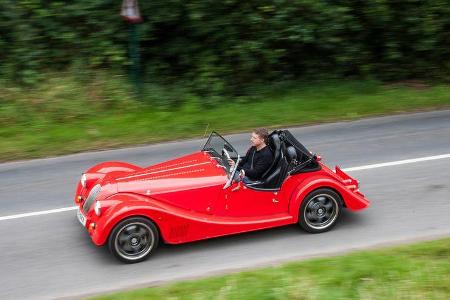 Morgan Roadster V6, Morgan Plus 8, Seitenansicht