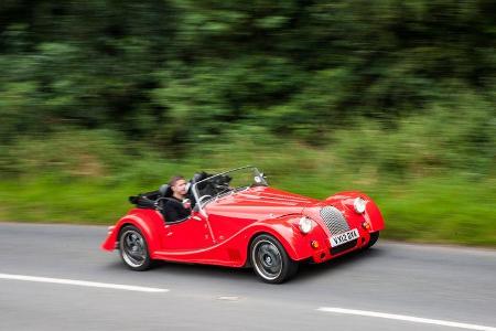 Morgan Roadster V6, Morgan Plus 8, Seitenansicht