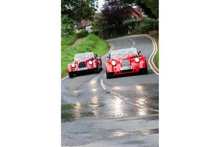 Morgan Roadster V6, Morgan Plus 8, Frontansicht