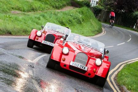 Morgan Roadster V6, Morgan Plus 8, Frontansicht