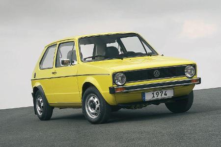Der VW Golf I wurde von 1974 bis 1983 gebaut. Gezeichnet wurde der Golf I vom italienischen Designer Giorgetto Giugiaro.