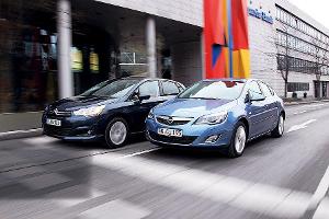 Citroen C4 Vti 120 und Opel Astra 1.4 Turbo im Vergleich