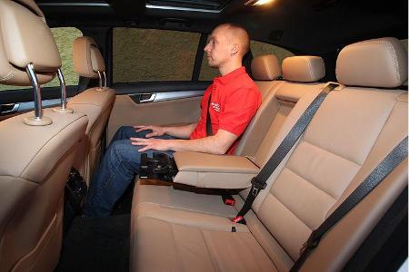 Mercedes C-Klasse T-Modell, Rückbank, Rücksitz