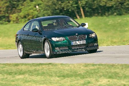 B3 mit speziellerFrontschürze im sattenGrün der Alpina-Frühzeit, Auslieferungab Herbst
