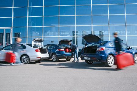 Mazda 3, Renault Fluence, VW Jetta