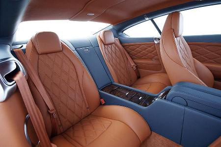 1210, Bentley Continental GT, Innenraum Rckbank, Fond