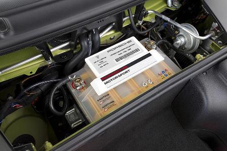 Porsche Cayman R, Motor. Lithium-Ionen-Batterie