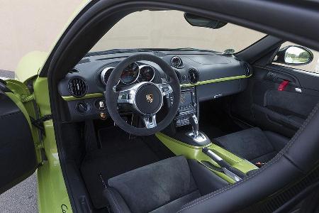 Porsche Cayman R, Innenraum, Cockpit