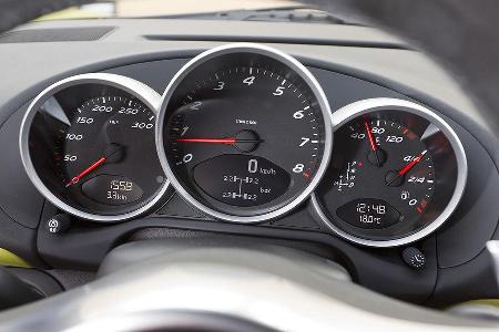 Porsche Cayman R, Tacho
