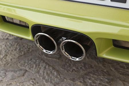 Porsche Cayman R, Auspuff