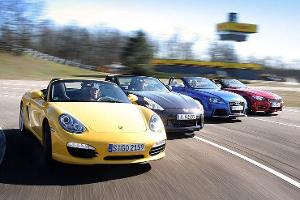 Audi TT, BMW Z4, Porsche Boxster, Nissan 370Z
