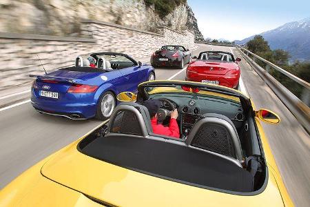 Audi TT, BMW Z4, Porsche Boxster, Nissan 370Z