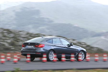 BMW 320d Gran Turismo, Seitenansicht, Bremstest