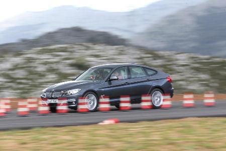 BMW 320d Gran Turismo, Seitenansicht, Bremstest