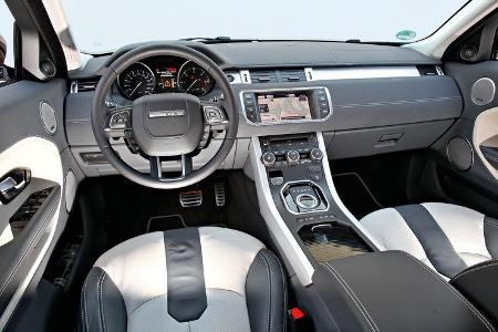 Range Rover Evoque 2.2 SD, Cockpit, Lenkrad
