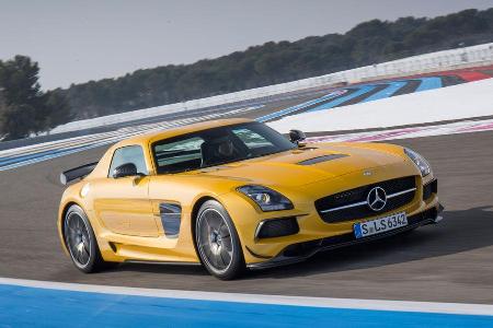 Mercedes SLS AMG Black Series, Frontansicht, Khlergrill