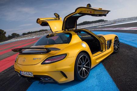 Mercedes SLS AMG Black Series, Heckansicht, Flgeltren