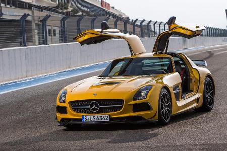 Mercedes SLS AMG Black Series, Frontansicht, Flgeltren