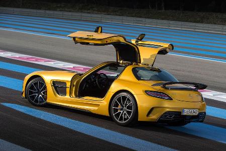 Mercedes SLS AMG Black Series, Heckansicht, Flgeltren