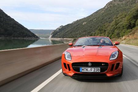 Jaguar F-Type S, Frontansicht, Khlergrill