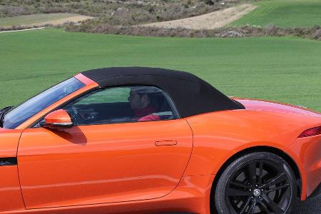 Jaguar F-Type S, Verdeck, geschlossen