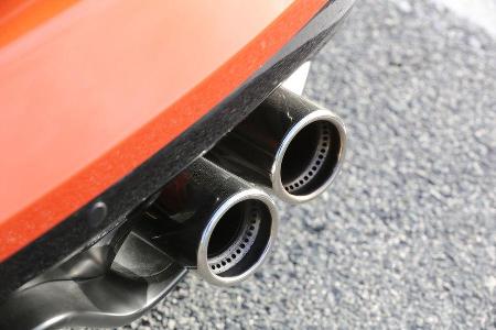 Jaguar F-Type S, Auspuff, Endrohr