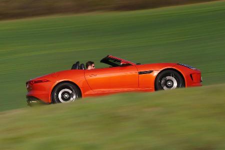 Jaguar F-Type S, Seitenansicht