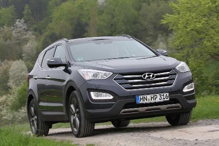 Hyundai Santa Fe 2.2 CR Di 4WD, Frontansicht