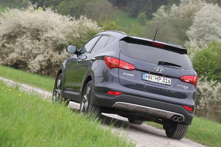Hyundai Santa Fe 2.2 CR Di 4WD, Heckansicht