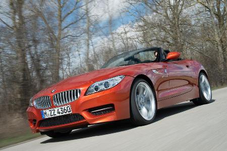 BMW Z4 s-Drive 35is, Frontansicht, Seitenlinie