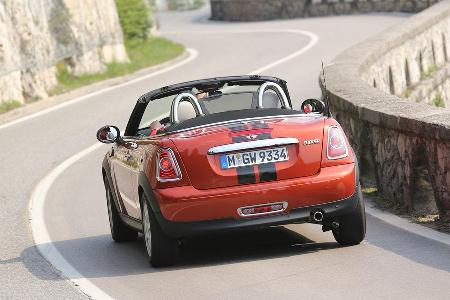 Mini Cooper Roadster, Heckansicht