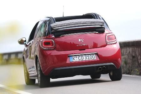 Citron DS3 THP 155 Cabrio SportChic, Heckansicht