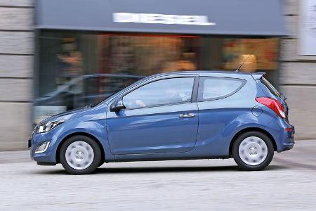 Hyundai i20 Blue 1.1 CRDi Trend, Seitenansicht