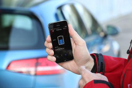 VW E-Golf, Smartphone, App