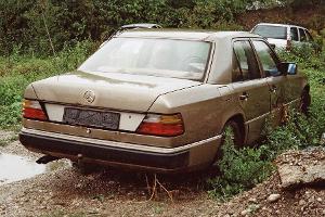 Mercedes 300 D, Heckansicht
