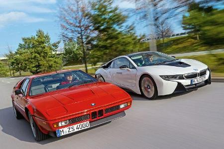 BMW M1, BMW i8, Frontansicht