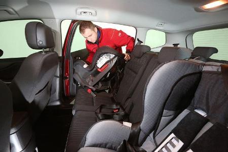 Opel Zafira Tourer, Sitze, Umklappen