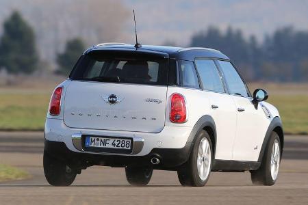 Mini Countryman Cooper D All4, Heckansicht