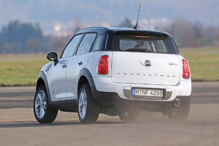 Mini Countryman Cooper D All4, Heckansicht
