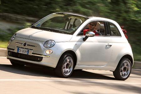 Fiat 500C, Frontansicht