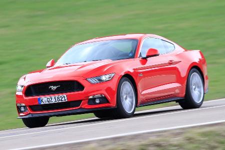 Ford Mustang GT 5.0 Fastback, Seitenansicht