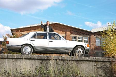 Mercedes-Benz 380 SE, Seitenansicht