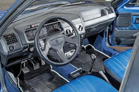 Peugeot 205 Cabriolet CJ, Cockpit