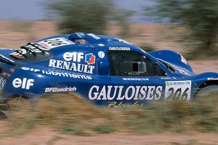 Seit 1985 startet Schlesser schon bei der Dakar Rallye ...