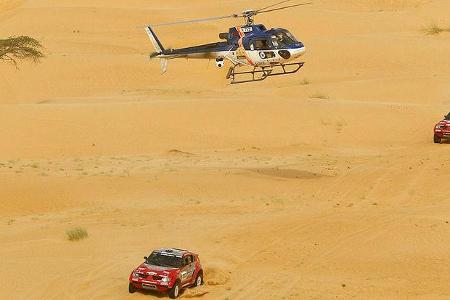 .. und überträgt die Bilder der rallye ins Wohnzimmer.