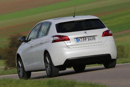 Peugeot 308 e-HDi 115, Heckansicht