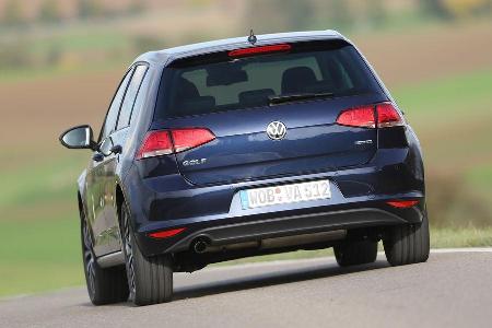 VW Golf 1.6 Blue TDI, Heckansicht