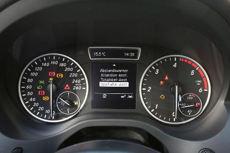 Mercedes A 180 CDI, Rundinstrumente