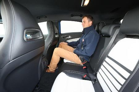 Mercedes A 180 CDI, Fondsitz, Beinfreiheit